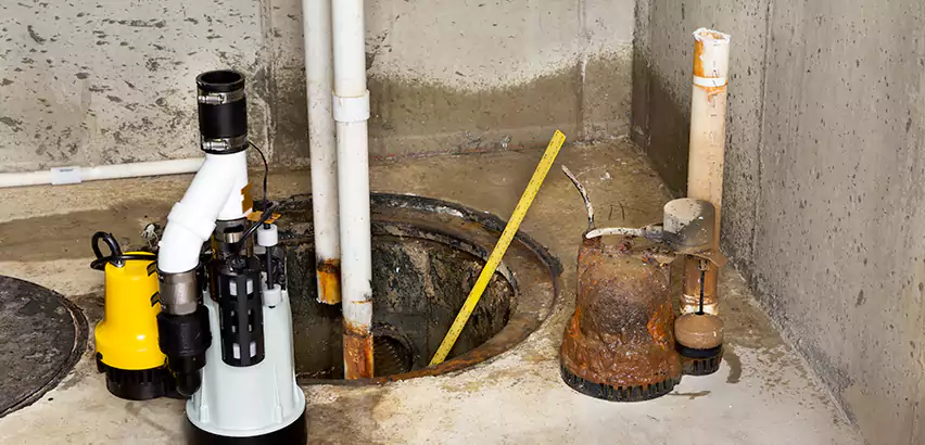 Installing Sump Pump in Finished Basement in Renton, WA